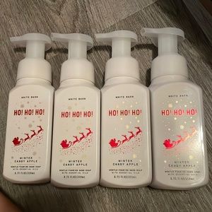 Brand new bath and body works foaming hand soap winter candy apple